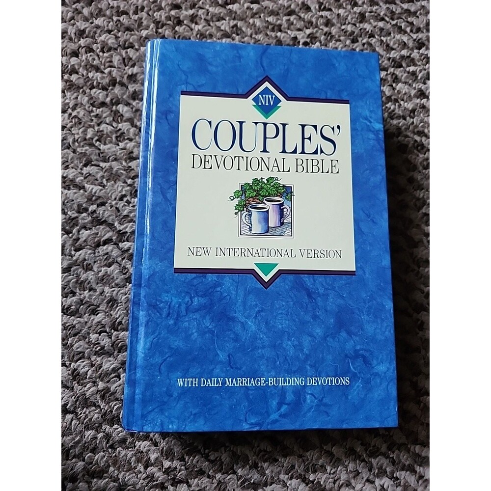 Couples' Devotional Bible NIV Red Letter Edition Marriage Building Deviotions